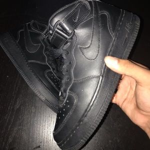 Black Air Force 1s